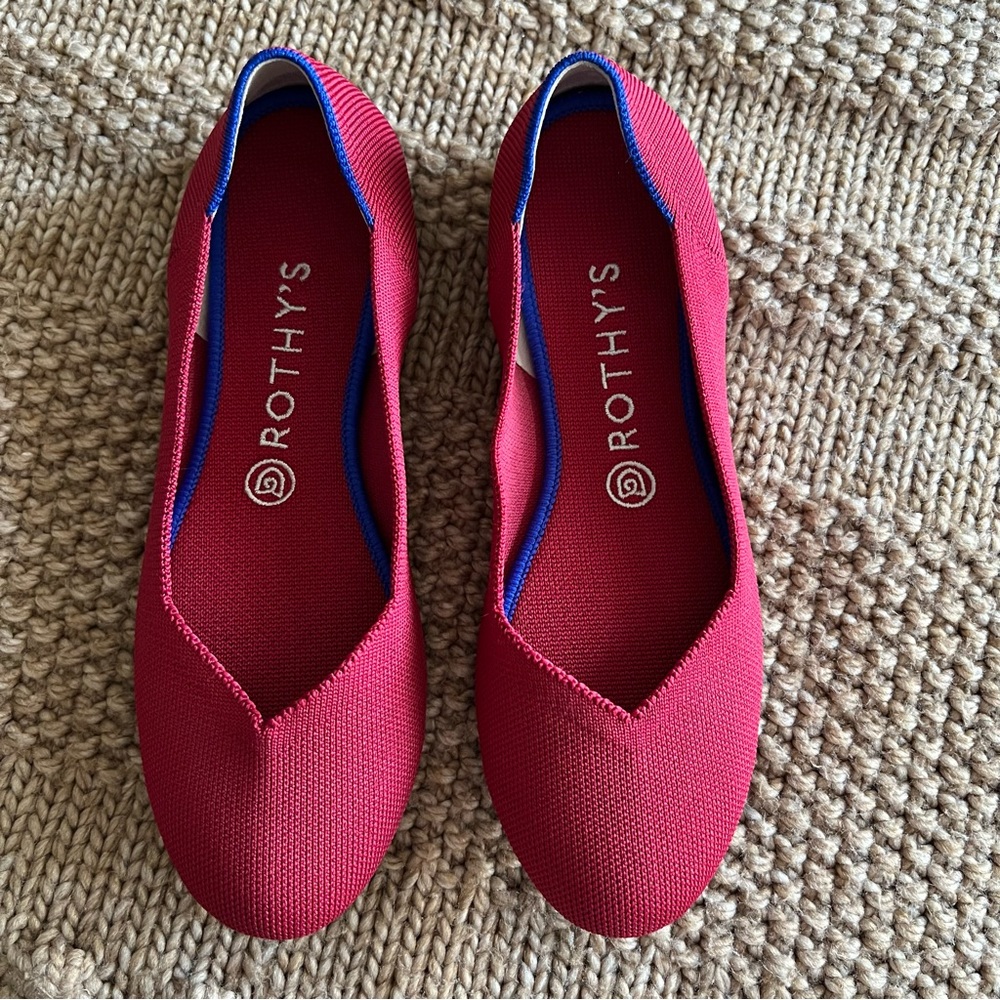 Rothy’s The Flat in Red Size 8.5